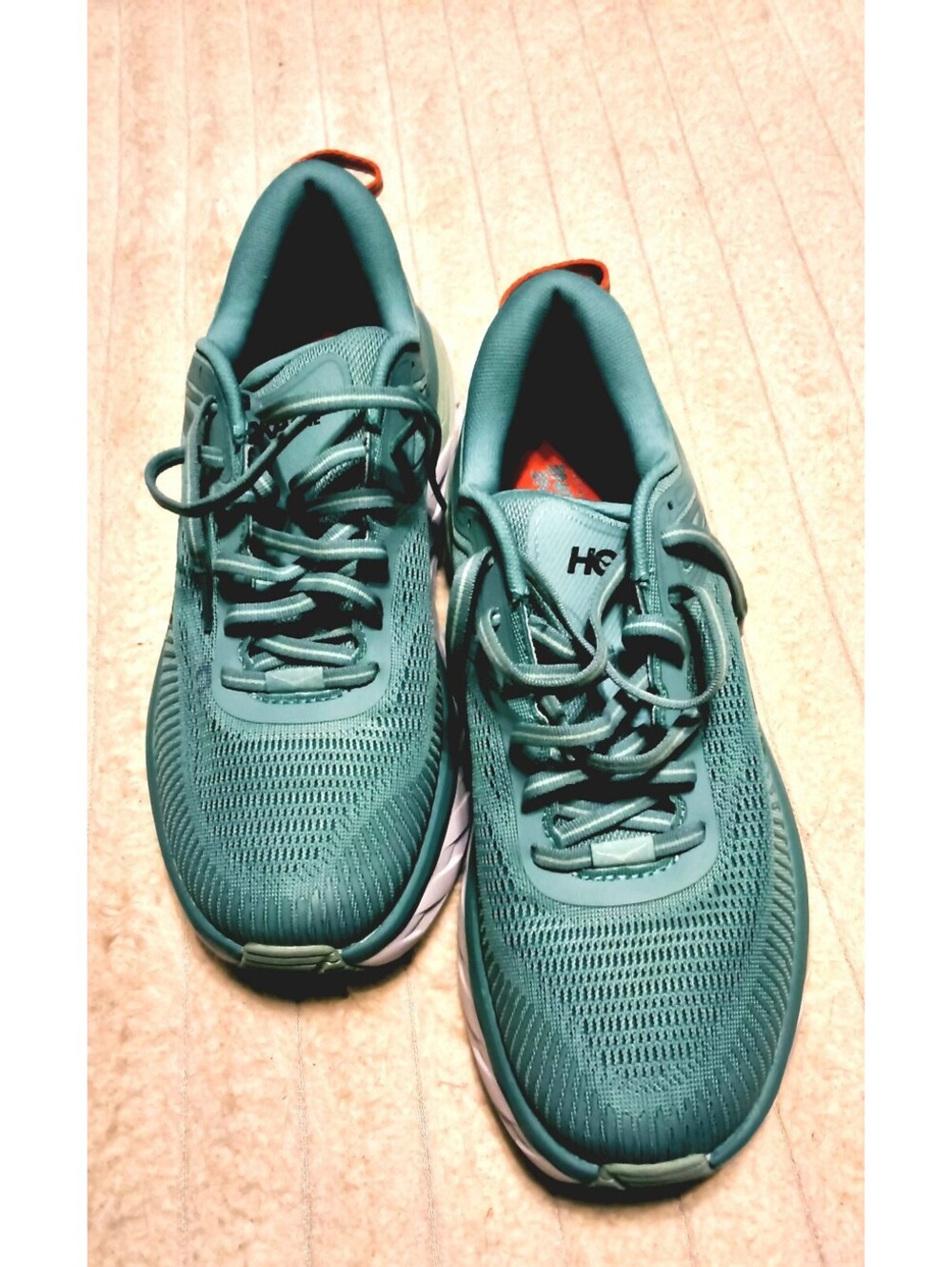 Hoka One One Women's Sneakers Size 10W Blue Athletic Running Shoes Like New